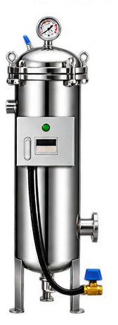 Stainless steel cartridge filter housing