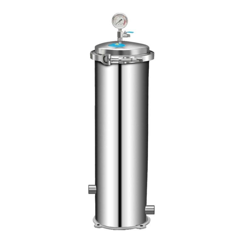 Quick-opening bag filter housing